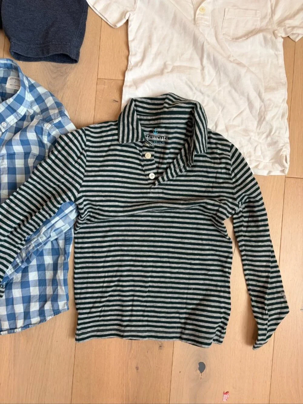 J.Crew Crewcuts Boys 4-5T Lot 4 - Polos Gingham Shorts